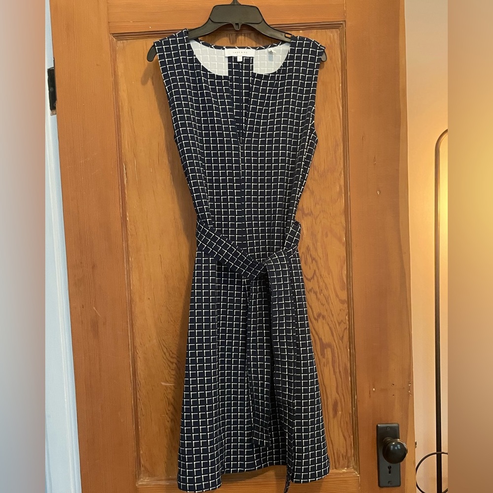 Lark & Ro Navy Blue A Line Dress - WITH POCKETS - Size 2